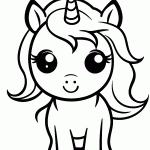 unicornio para colorir