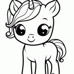 unicornio para colorir