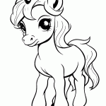 unicornio para colorir
