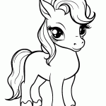 unicornio para colorir