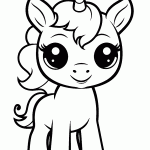 unicornio para colorir