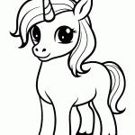 unicornio para colorir