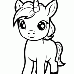 unicornio para colorir