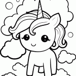 unicornio para colorir
