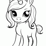 unicornio para colorir