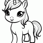 unicornio para colorir
