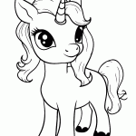 unicornio para colorir