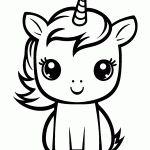 unicornio para colorir