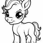 unicornio para colorir
