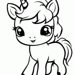 unicornio para colorir