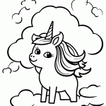 unicornio para colorir