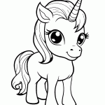 unicornio para colorir