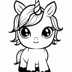 unicornio para colorir