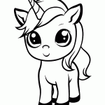 unicornio para colorir