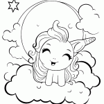 unicornio para colorir
