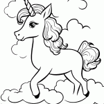 unicornio para colorir
