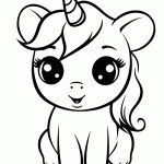 unicornio para colorir