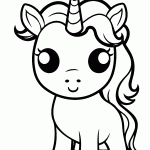 unicornio para colorir
