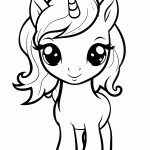 unicornio para colorir