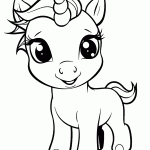 unicornio para colorir