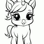 unicornio para colorir