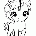 unicornio para colorir