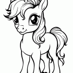 unicornio para colorir