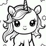 unicornio para colorir
