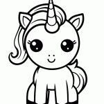 unicornio para colorir