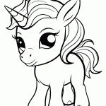 unicornio para colorir