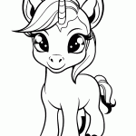 unicornio para colorir