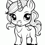 unicornio para colorir
