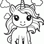 unicornio para colorir