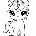unicornio para colorir