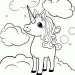unicornio para colorir