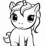unicornio para colorir