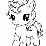 unicornio para colorir