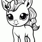 unicornio para colorir