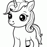 unicornio para colorir
