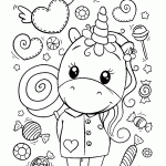 unicornio para colorir