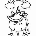 unicornio para colorir