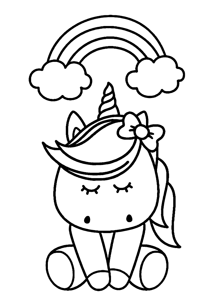 unicornio para colorir