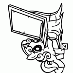 unicornio para colorir