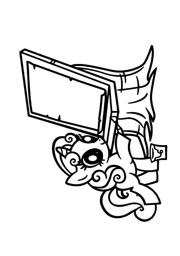 unicornio para colorir