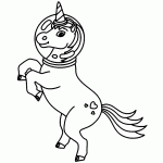 unicornio para colorir