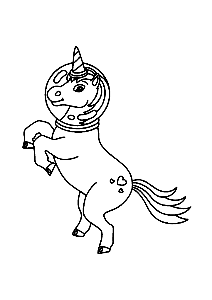 unicornio para colorir