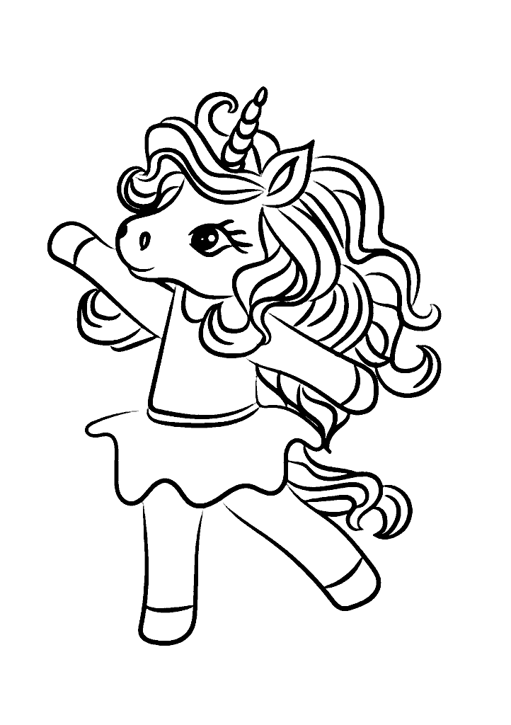 unicornio para colorir