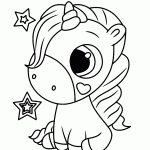 unicornio para colorir