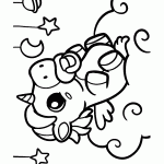 unicornio para colorir