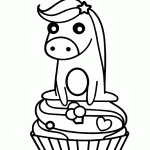 unicornio para colorir